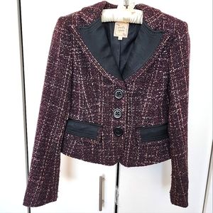 NANETTE LEPORE Adorable Tweed Blazer in size 2